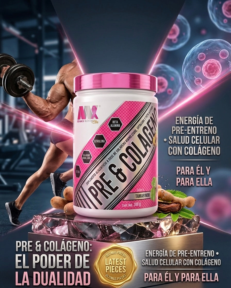 COLAGENO Y PRE ENTRENO 🔥